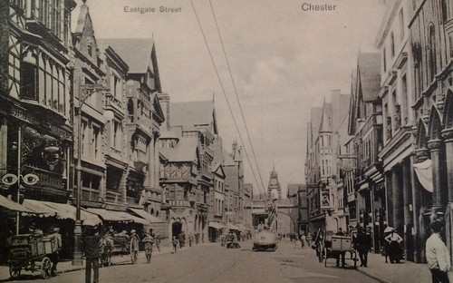 Chester antique postcard - antique,